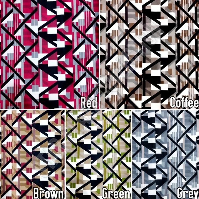 Kain Bludru Velvet Bantal Sofa Kursi Motif Abstrak Minimalis - Dalmore