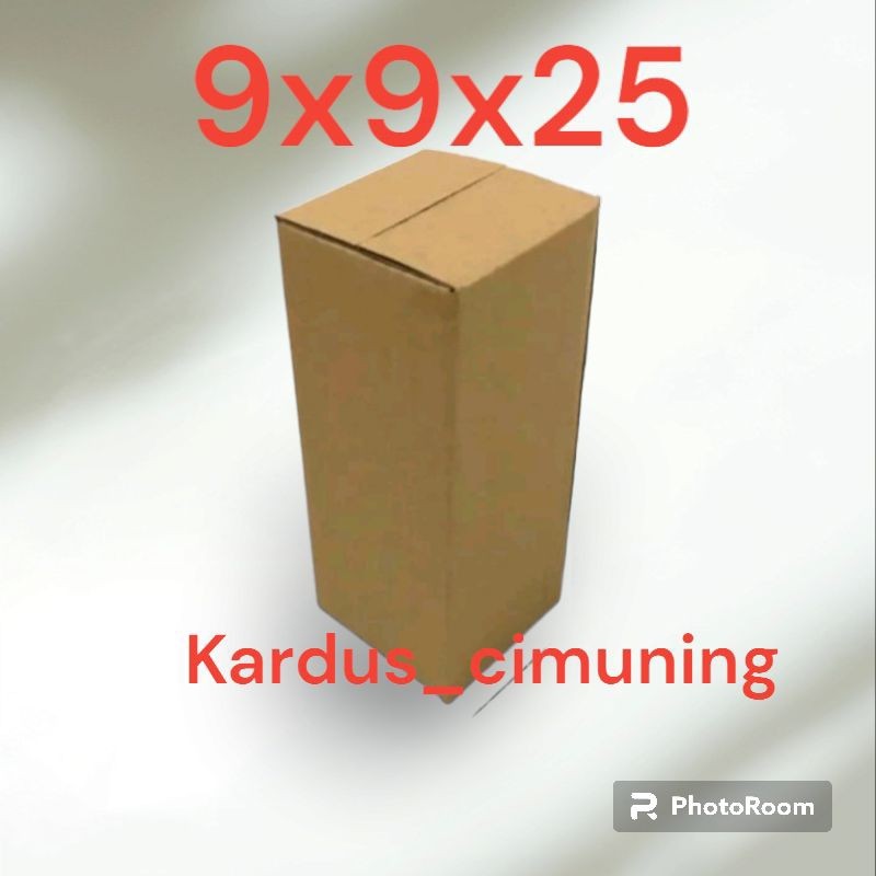 

kardus box packing 9x9x25