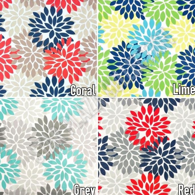 Kain Bludru Velvet Bantal Sofa / Jok Kursi Motif Floral Daun - Cojines