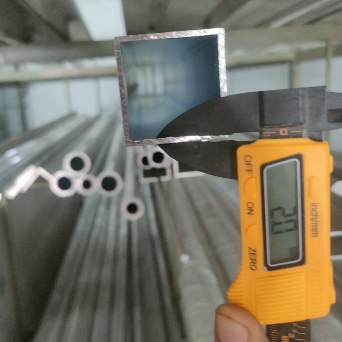 Hollow Aluminium 50 X 50 X T2 X 6000 Hemat