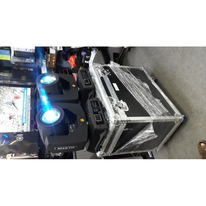 Paket Beam Moving Head 230W 7R Gepro Plus Mixer Lighting Dmx 240 Disco  Ready