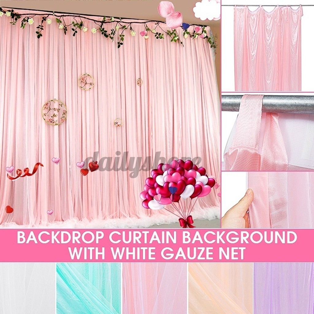 5 Warna Latar Belakang Pernikahan dengan Latar Belakang Pernikahan Gantung Tulle Gantung Putih Untuk