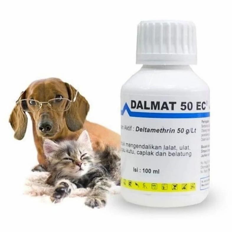 Terbaru Dalmat 50 Ec - Dalmat 100Ml - Obat Kutu - Anjing - Kucing - Obat Kutu Mandi Promo