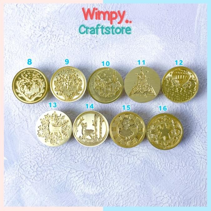 

Sale Alat Wax Stamp Emboss Wax Sealing Stampel Lilin Hiasan Scrapbook