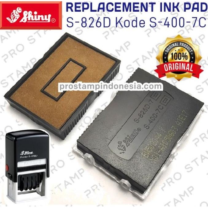

Sale Replacement Ink Pad Shiny / S-401, S-826D, S-827D,S-828D,S-829D,S-830D