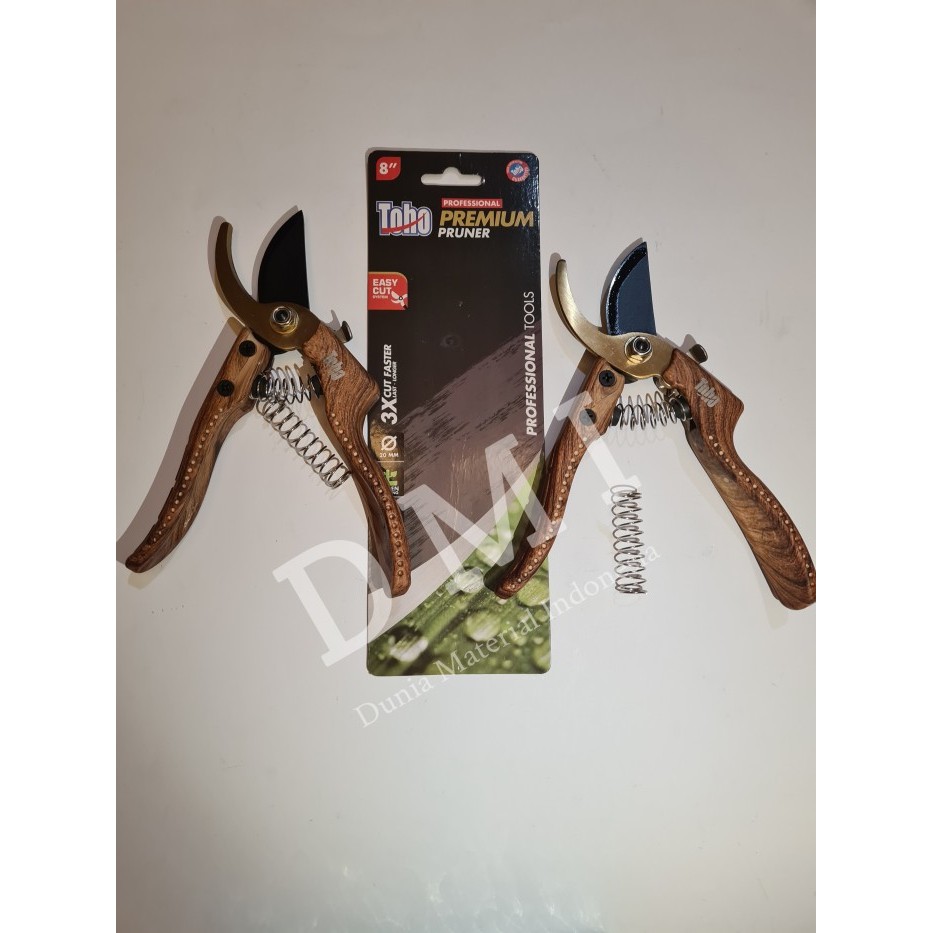 Terhemat Gunting Dahan Toho Premium Pruner Black 8 Inch Gunting Tanaman