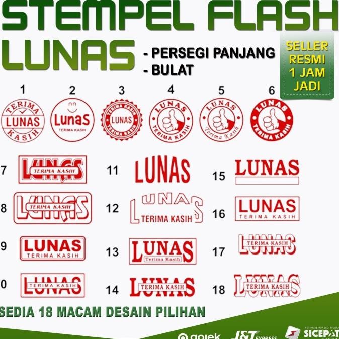 

Sale Stempel Lunas Otomatis Flash