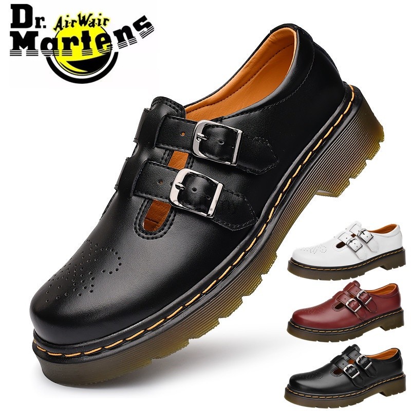 Pengiriman Cepat Asli Dr. Martens Sepatu Martin Wanita Mary Jane Sepatu Platform Lapisan Atas Sepatu