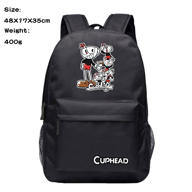 

Cuphead Tas Komputer Kasual Pola Kartun Hitam Pelajar Multifungsi Fashion Hadiah Tas Sekolah |14983BD3|