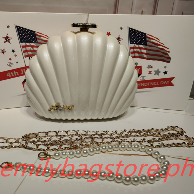 

【Hadiah VIP！！】Tas kerang CHA Tas Wanita Tas Selempang Tas Bola Bulat Emas Tas Tangan Tas Vip Tas Bahu Akrilik Tas Selempang Untuk Wanita (Dengan Kotak) |ibTpaEKT|