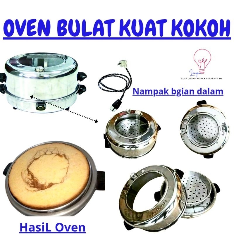 Oven Bulat ButterflyAluminium Premium Baking Pan Oven A-2800 kompor termurah