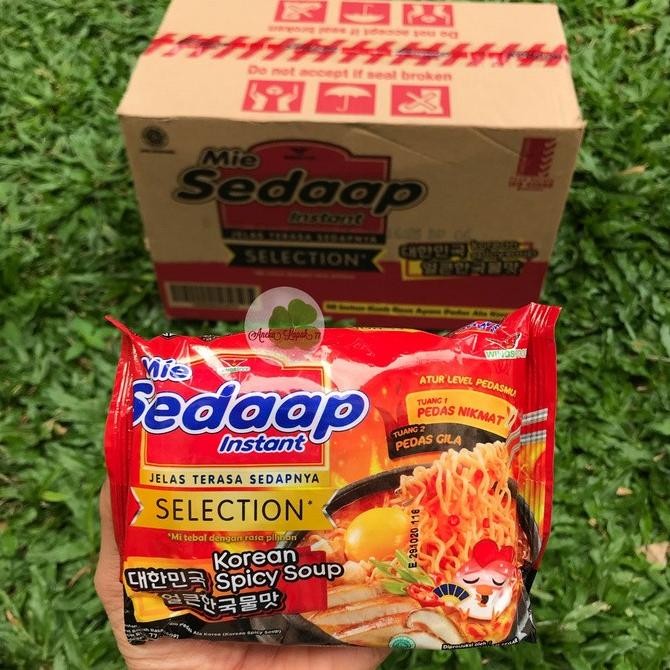 

Mie Sedap Korean Spicy soup Kuah [77gr /40pcs /1 karton ]