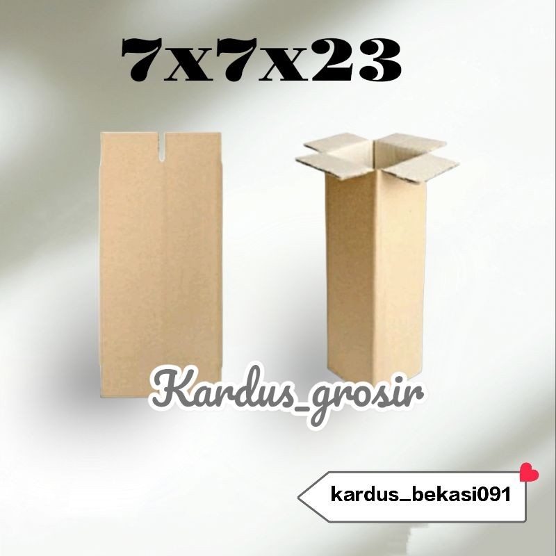 

kardus packing 7x7x23