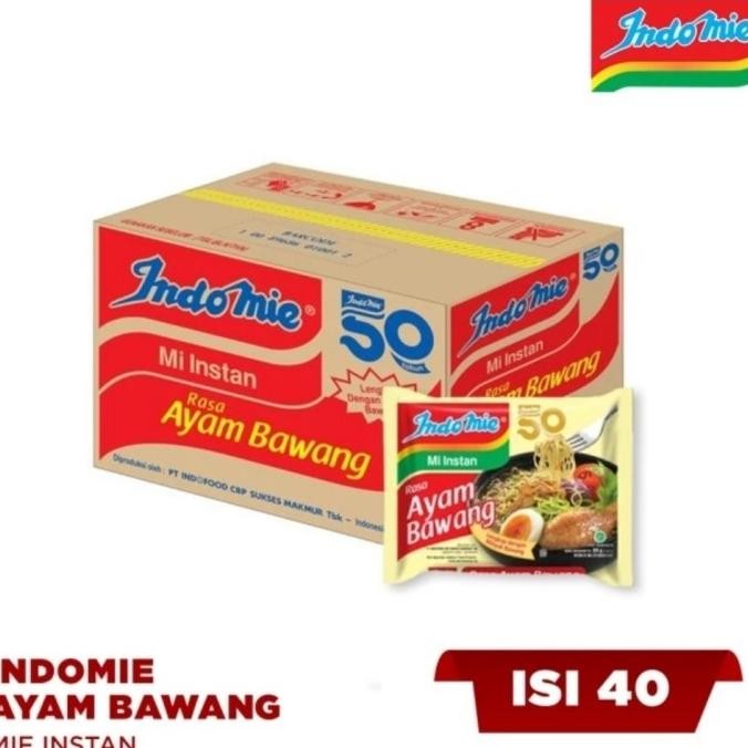 

INDOFOOD | indomie ayam bawang 1dus (40 pcs)