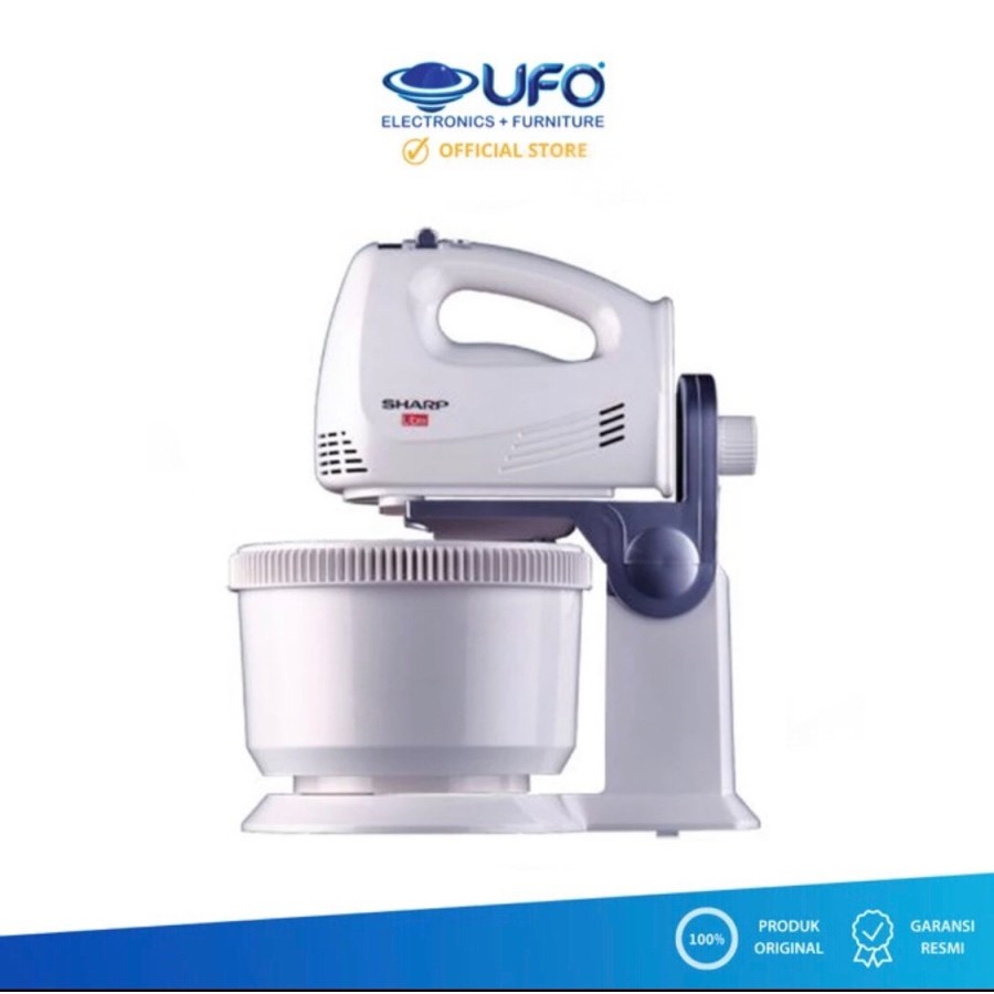 Sharp Libre Standing Mixer Com 210 watt - EMS-51L(W) - Putih