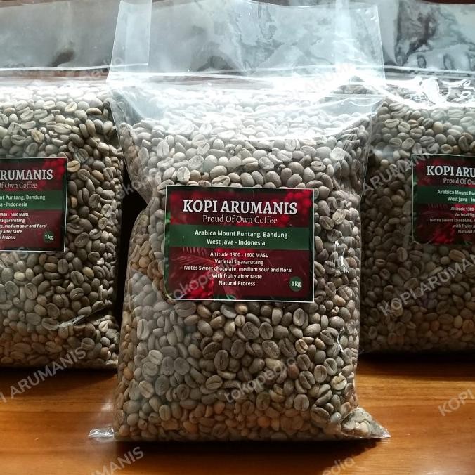 

Greenbean Biji Kopi Arabika Gunung Puntang Premium