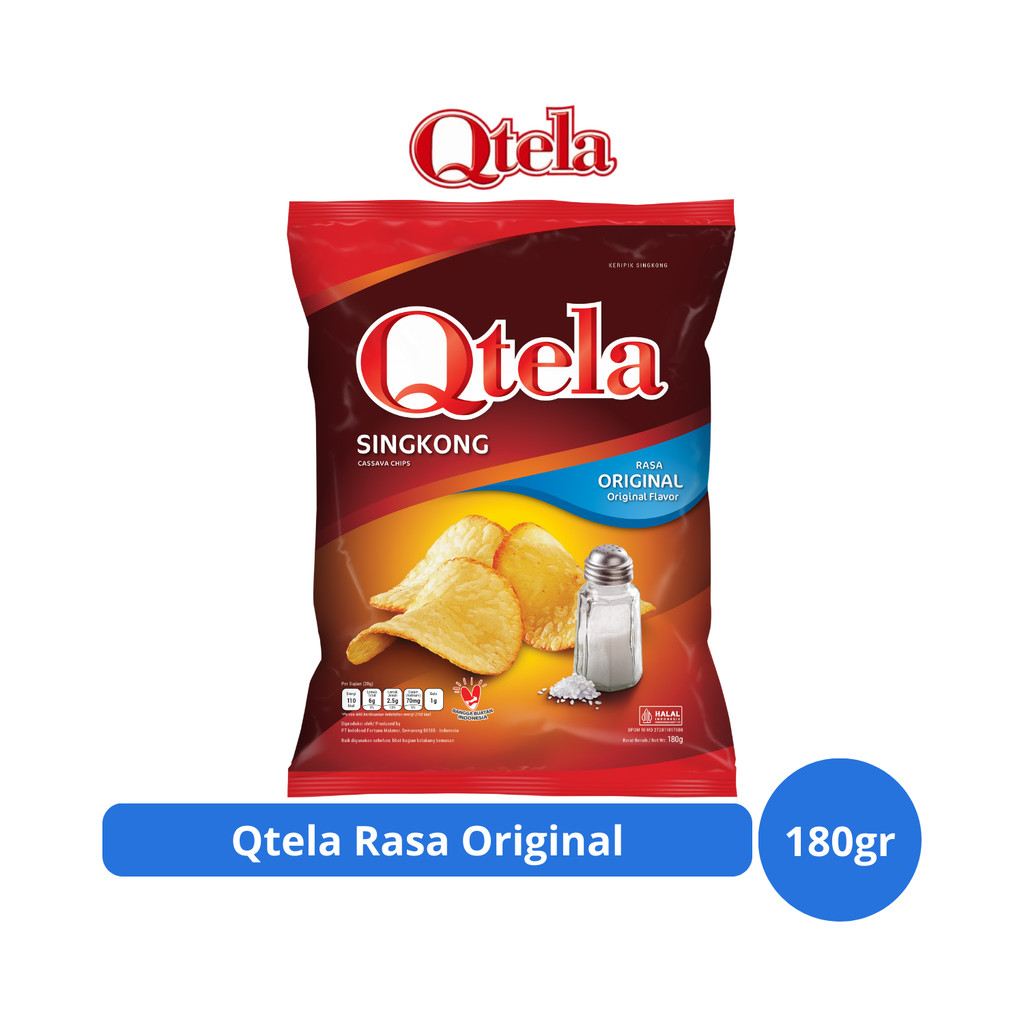 

Qtela Keripik Singkong Rasa Original 180gr