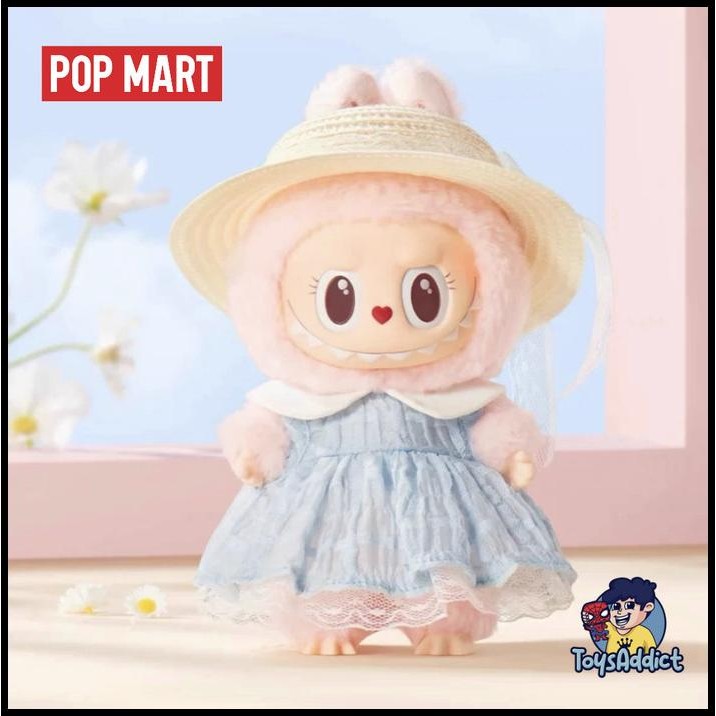 Pop Mart Labubu The Monsters Mokoko V3 The Blue Diamond Vinyl Plush Doll Pendant Termurah
