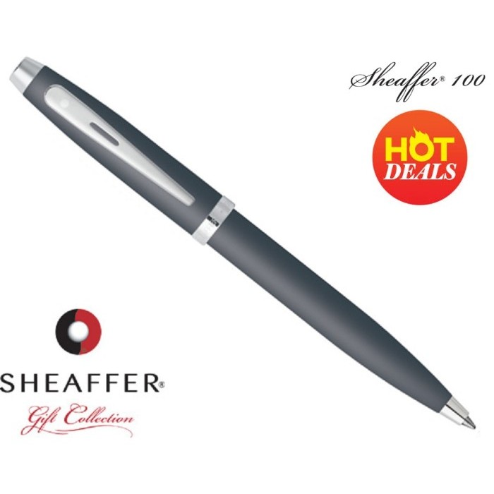 

Sheaffer 100 Ballpoint Grey Matte grey Special Gift 9319