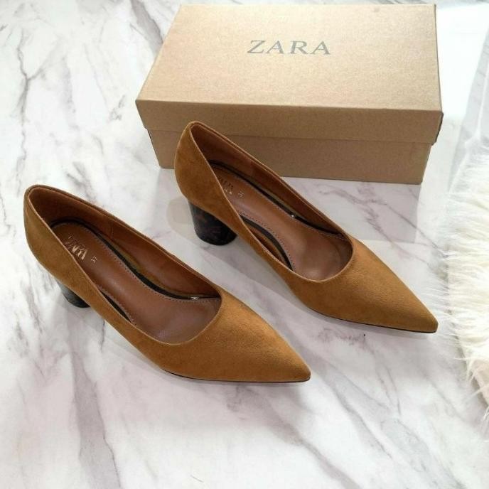 HIGH HEELS ZARA ORI / SEPATU KANTOR WANITA / SEPATU HAK ZARA GTM