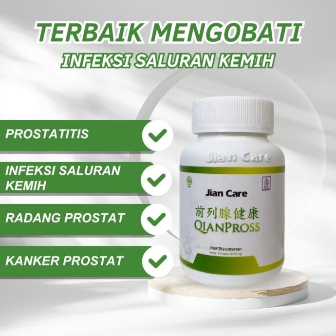 Obat Prostat Herbal Qianpross Jian Care Mengatasi Kanker Prostat Dll