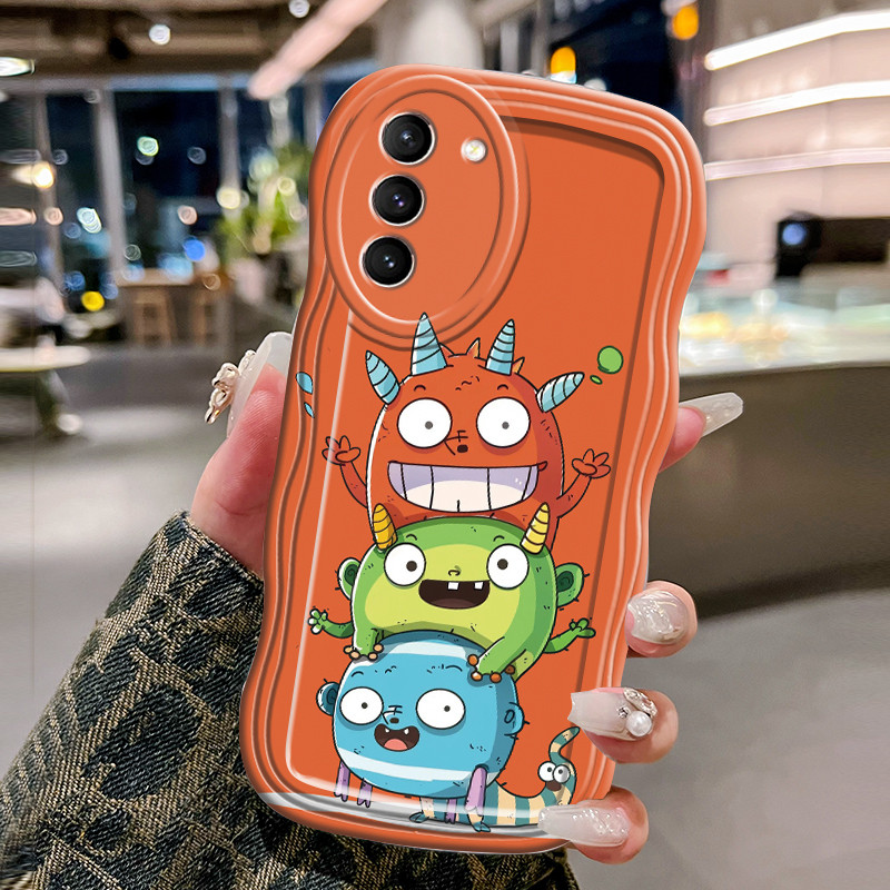 Casing Hp Untuk Samsung Galaxy S22 Plus S22 Ultra S22 Case Casing Softcase motif Monster HP Kesing p