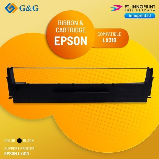 Tinta Printer Dotmatrix Ribbon Cartridge Lx 310 Compatible Epson Lx310 Baru