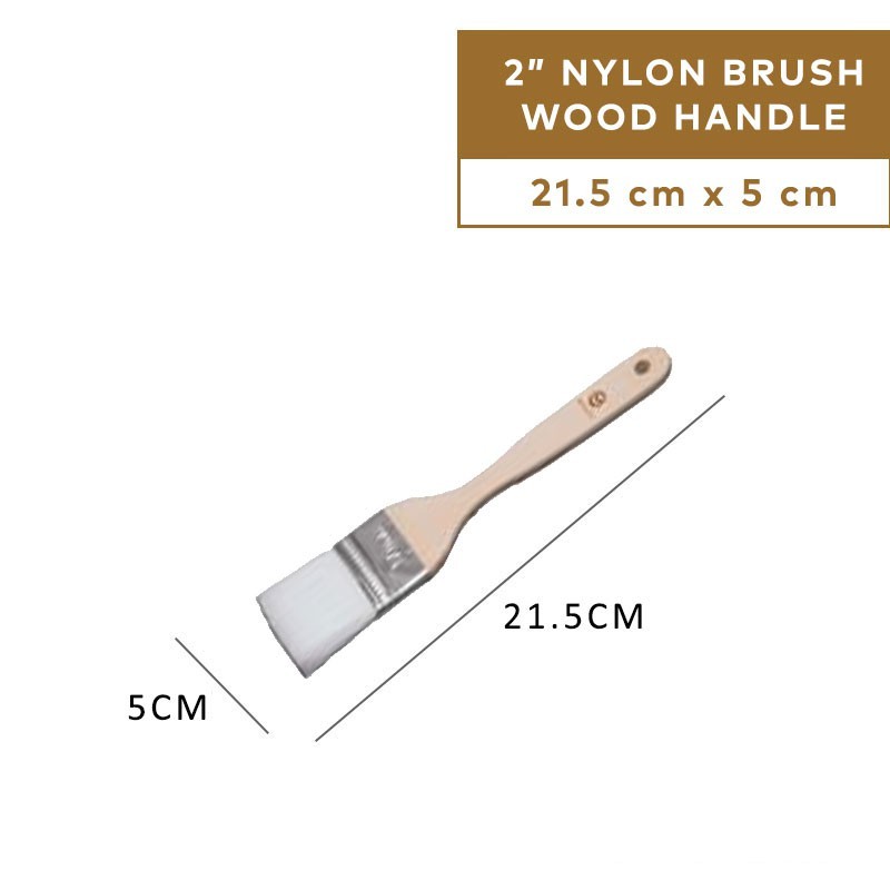 

Kuas Roti Nylon - Brush Wood Handle