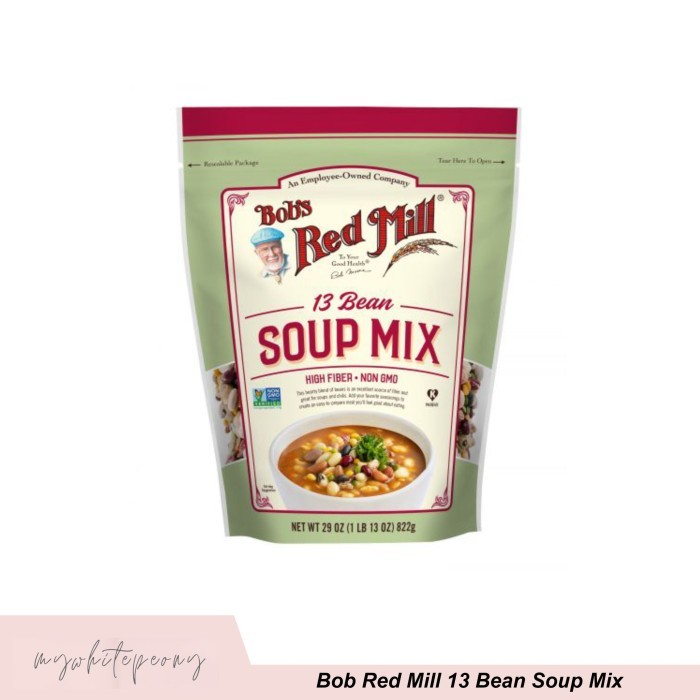 

Bob Red Mill 13 Bean Soup Mix 822 Gram