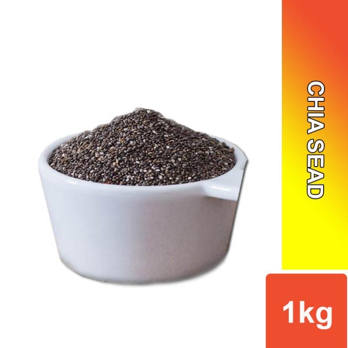 

Chia Seed Mexico Organic 1 kg / Organik Black Chia Seeds Hitam / Cod