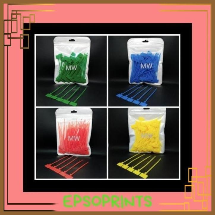 

[ESP] Kabel Ties Bendera 4x100/Kabel Ties Label(50 pcs) pengikat ties cable