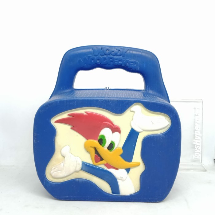 original woody woodpecker blue lunch box universal studios gigim608