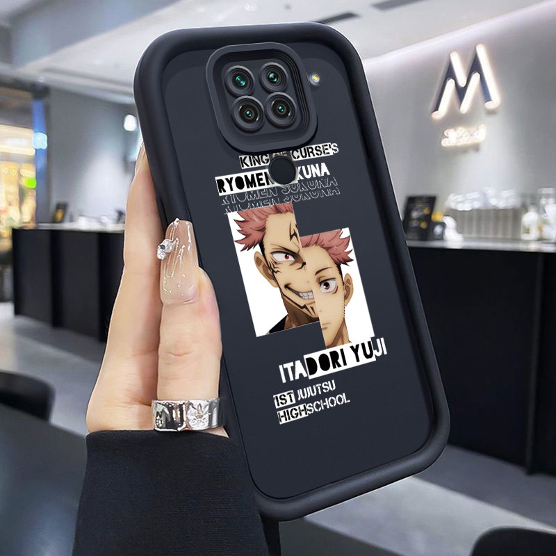 Casing Hp Xiaomi Redmi Note 9 Redmi Note 9s Case HP Casing pola Anime Jujutsu Kaisen pelindung HP So