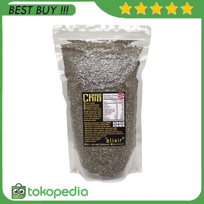 

Terlaris Chia Seed 1000gr Black / Biji Cia / Diet / Super Food / murah / sehat SALE