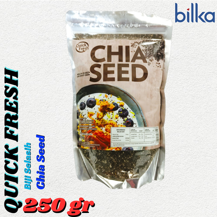

Terlaris QUICK FRESH Chia Seed (Biji Selasih) 250gr SALE
