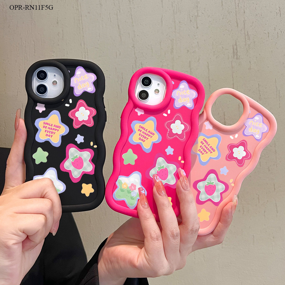 Casing Hp Untuk OPPO Reno 14F 11F 7Z 8Z 5 6 4 4F 3 F9 F11 Pro 4G 5G Case Imut Cassing Phone Case War