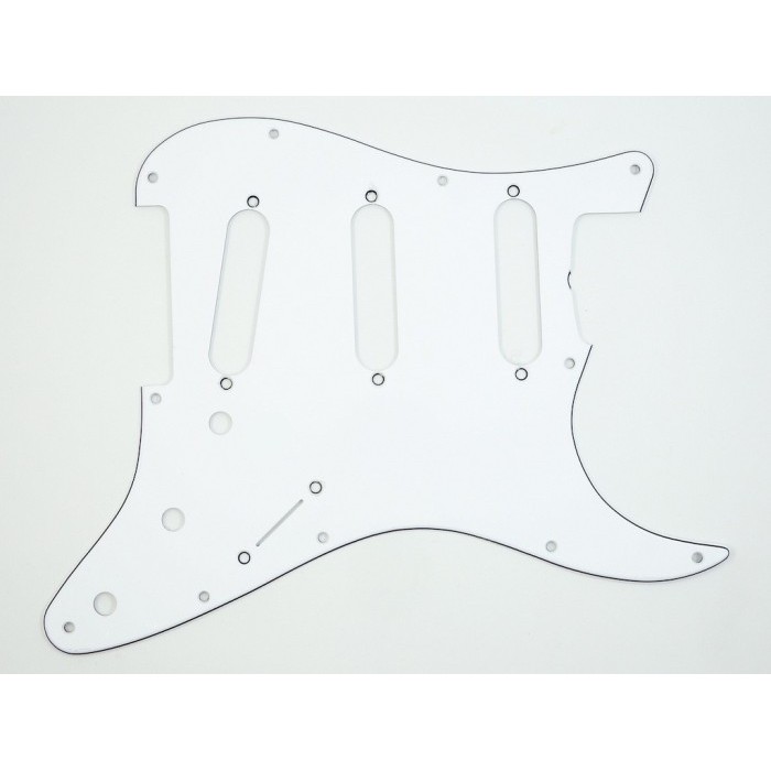 Fender Stratocaster Vintage 60s Pickguard White S-S-S 0992018000