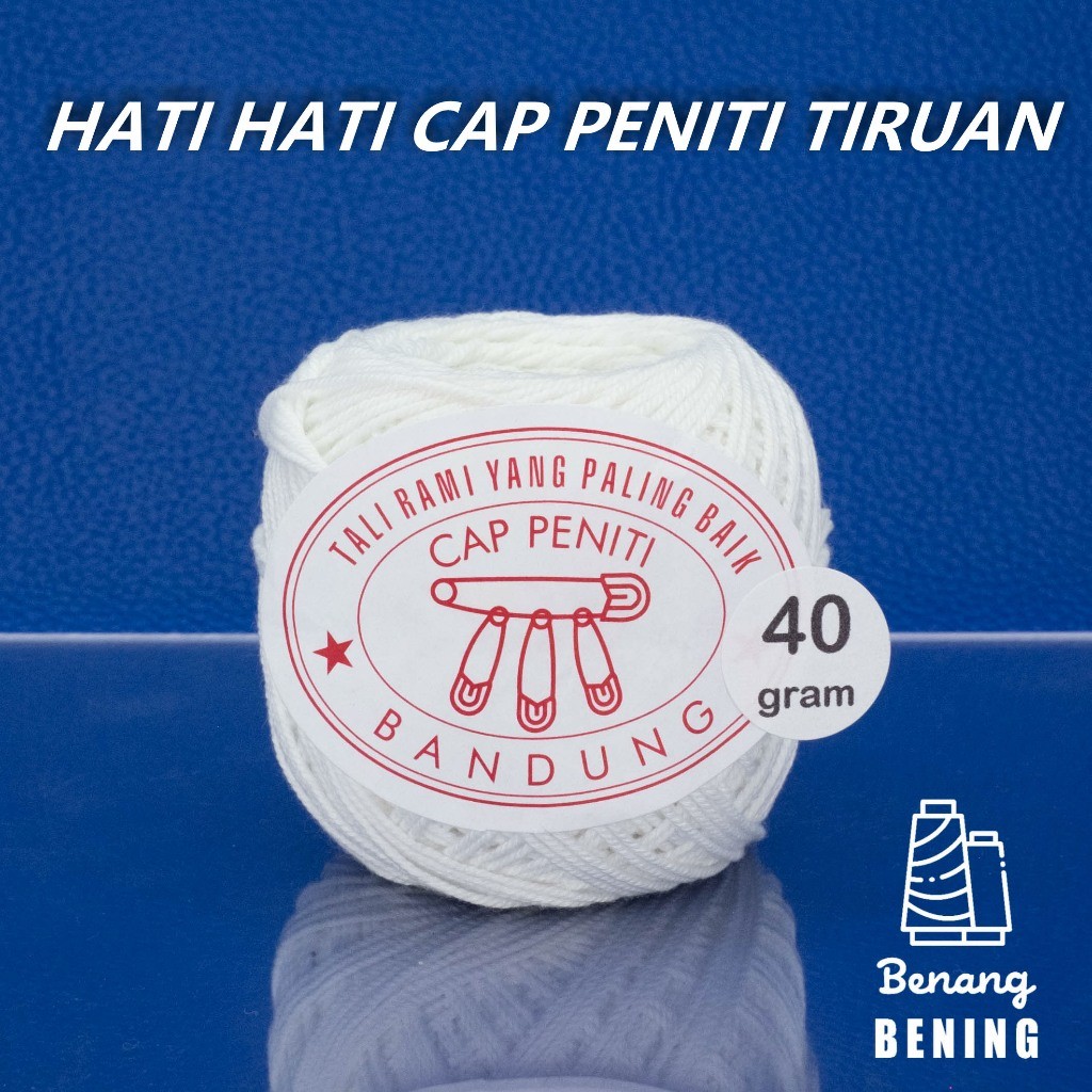 

TALI RAMI / BENANG KASUR / HEMP ROPE / HEMP CORD / JUTE CORD CAP PENITI (UKURAN SEDANG 40GRAM)