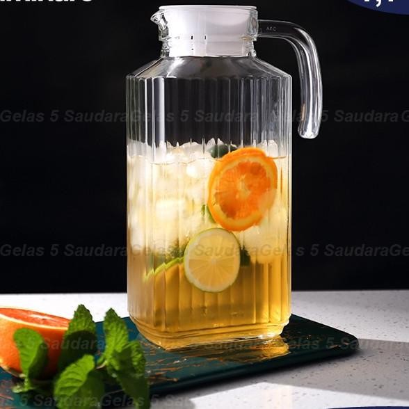 Lunarc Pitcher Quadro 1.7L/Pitcher Kaca Lunarc/Teko Air/Pitcher