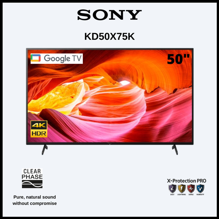 Toko Bakia -- SONY Bravia KD-50X75K 50 Inch 4K UHD HDR Smart Android LED TV