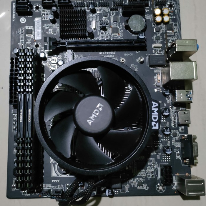 Jual Amd Ryzen 3 2200G 4Core 3.7Ghz+Mobo A320M/8Gb