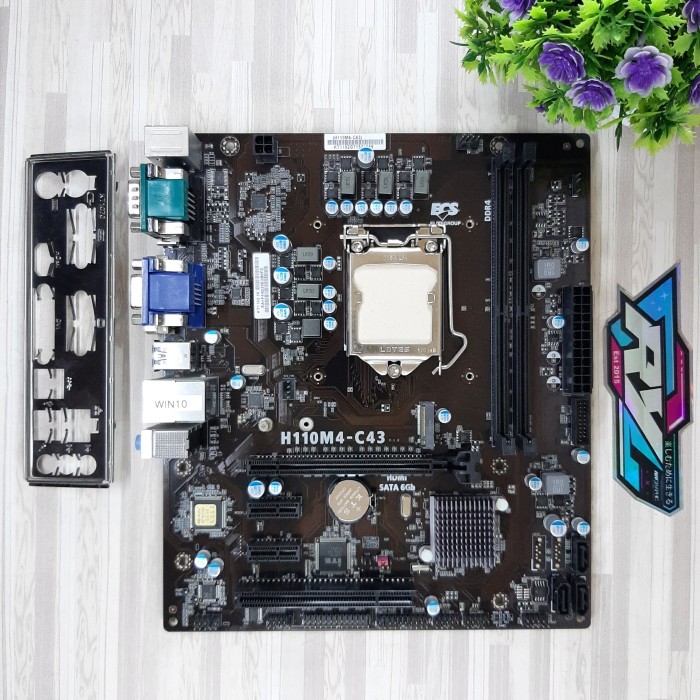 Jual Mainboard H110 Ecs (H110M4-C43) Slot M2 Ssd