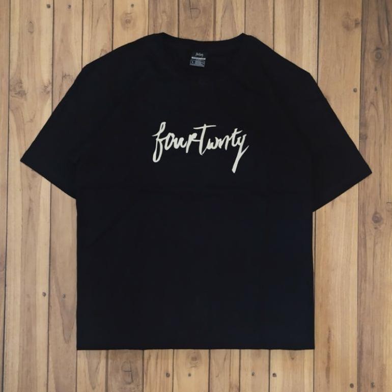 T-Shirt Fourtwnty Logotype Black