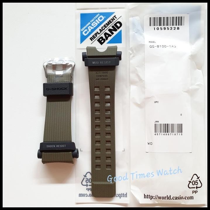 Strap G-Shock Gg-B100-1A3 Gg B100 Casio Original