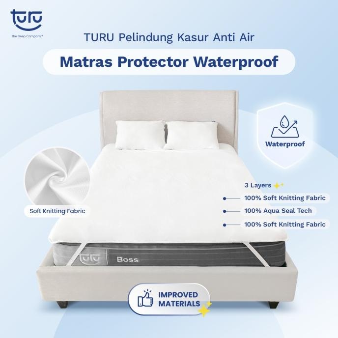 Matras Mattress Protector/Pelindung Kasur TURU Premium Quilting