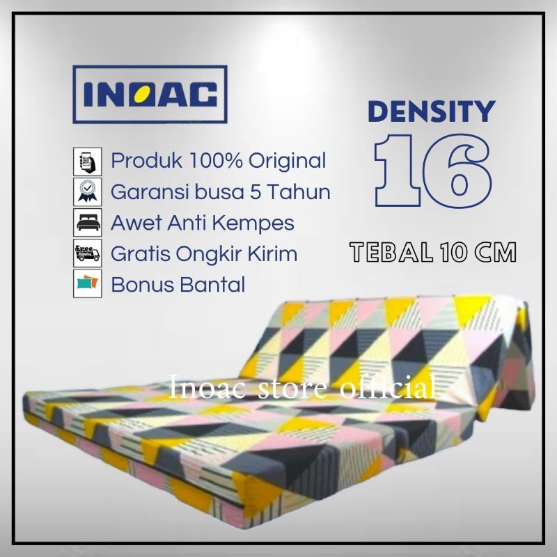 KASUR BUSA LIPAT INOAC JAPAN QUALITY TEBAL 10 CM GARANSI BUSA 5 TAHUN kasur busa inoac No1,No 2,No
