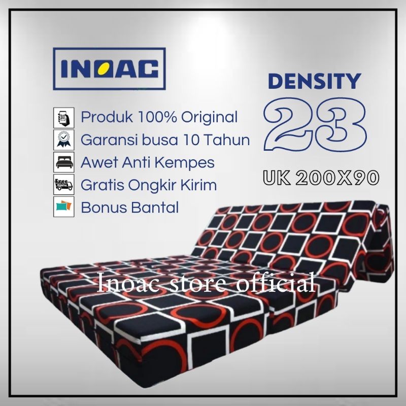 Kasur Lipat Inoac Eon D23 Single Tebal 5,10,15 dan 20 cm Original Lipat 4 Kasur Lipat Kasur Busa