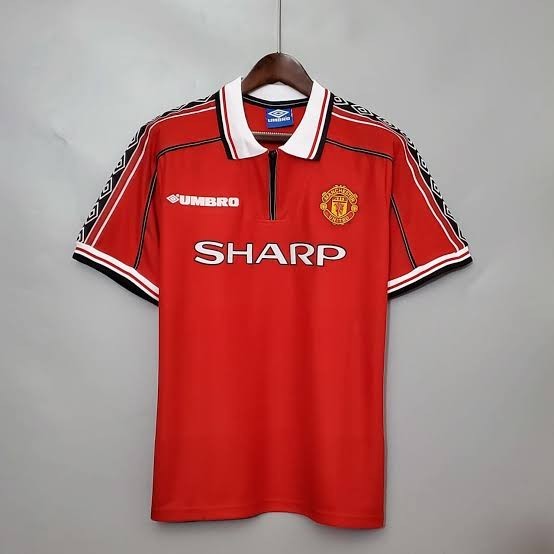JERSEY BAJU BOLA RETRO MU HOME 1998/1999