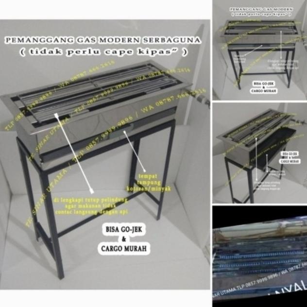Panggangan Gas (Sosis Bakar,Ayam,Sate,Dll) Bakaran, Kompor Panggang