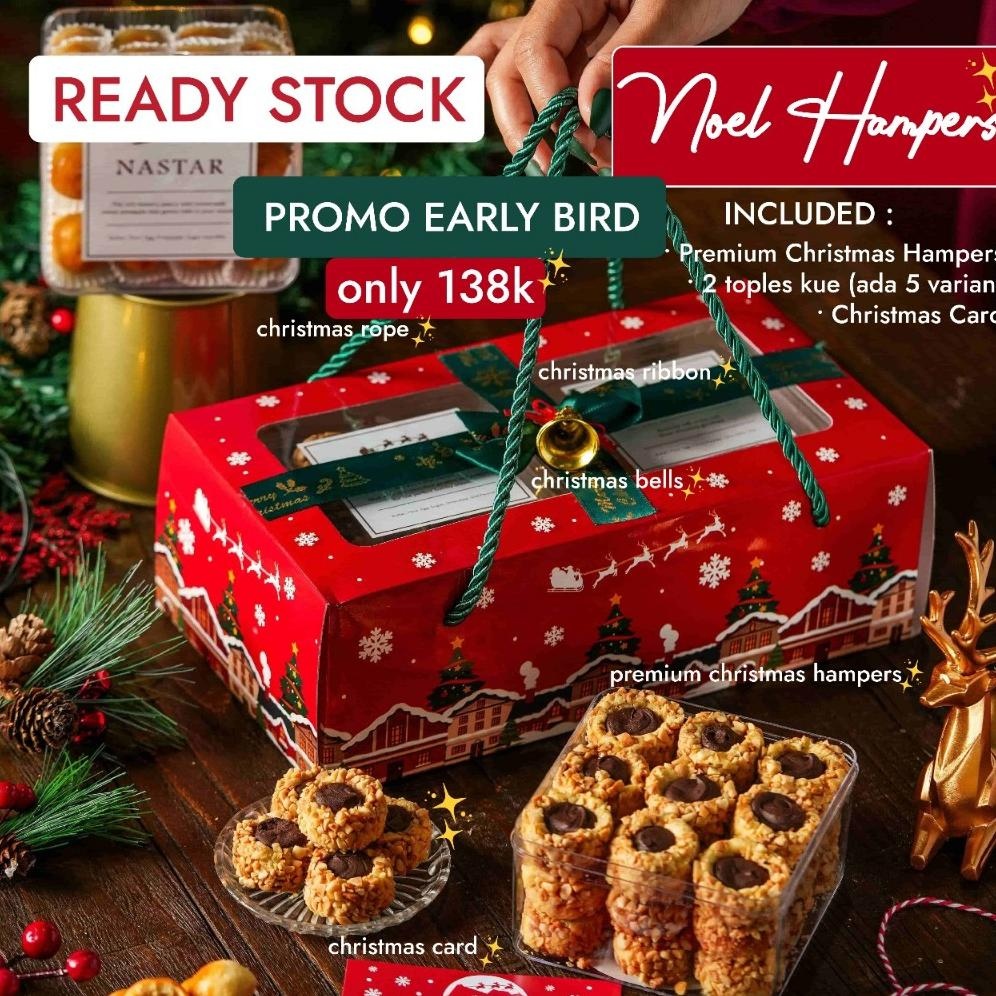 

SALE CHRISTMAS HAMPERS / PREMIUM HAMPERS NATAL / GIFT BOX NATAL / KADO NATAL / HADIAH NATAL / CHRISTMAS GIFT / PARSEL NATAL se-7